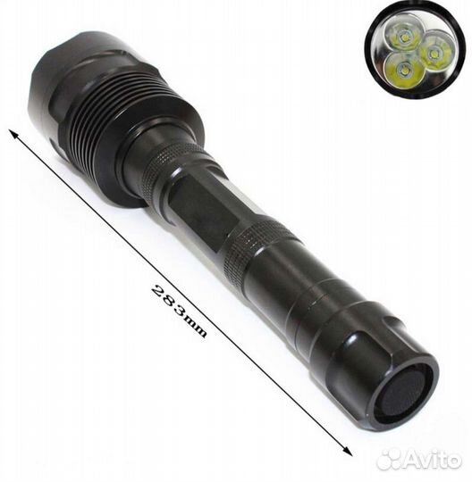 Фонарик светодиодный аккумуляторный
