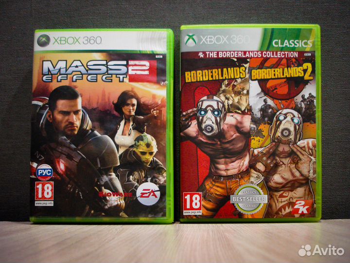 Mass Effect 2, Borderlands 1, 2, Forza Horizon 3