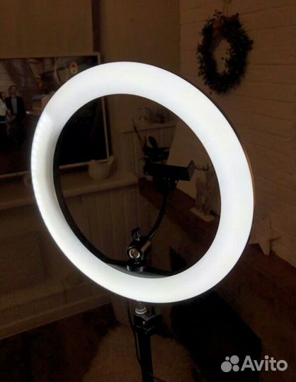 Кольцевая лампа 33 см led, светодиодная лампа M-33