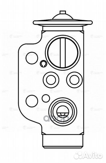 Клапан расш. кондиционера VW touareg I (02) ltrv