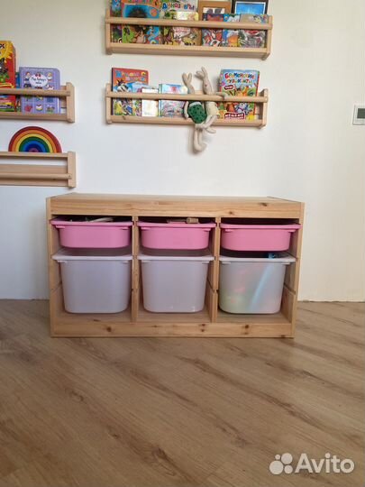 Стеллаж с ящиками IKEA труфаст