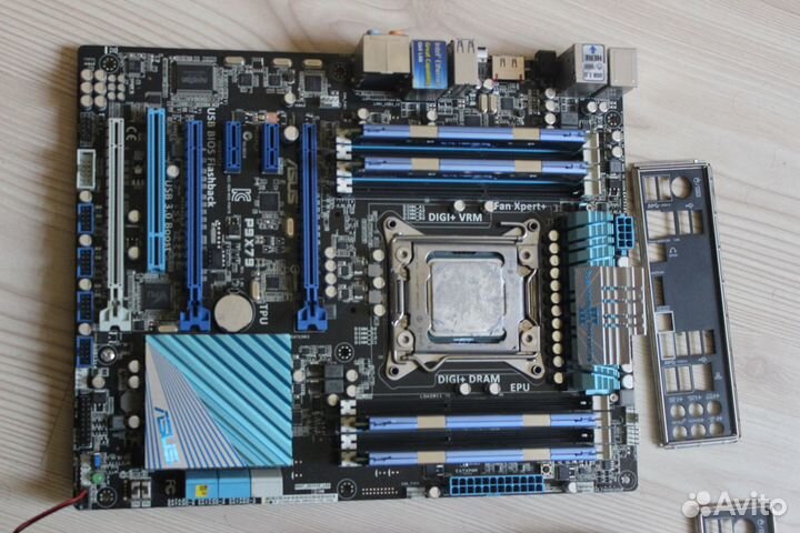 X79 p9x79 lga2011 от asus, есть 2шт, допы: i7 ddr3