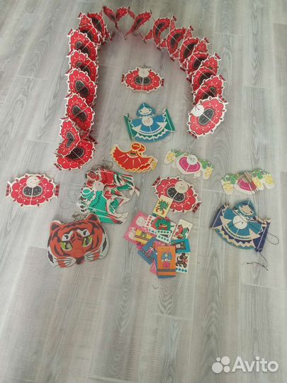 Бумажная гирлянда СССР