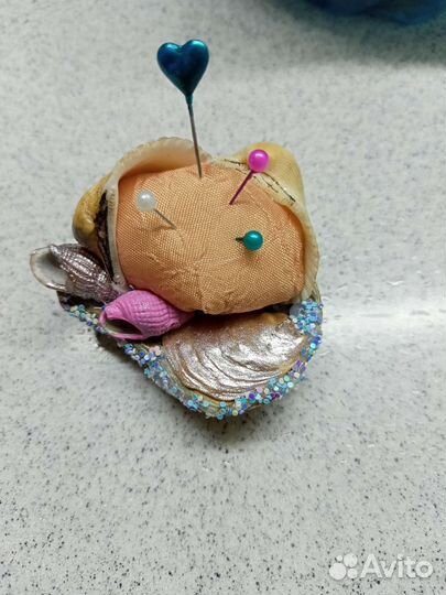 Игольница из ракушки