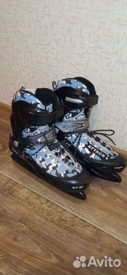 Коньки детские раздвижные