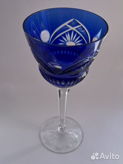 Фужер цветной хрусталь Германия высота 18,5 см