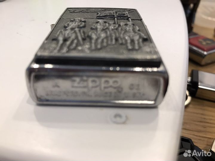 Зажигалка zippo оригинал бу wild west 2001
