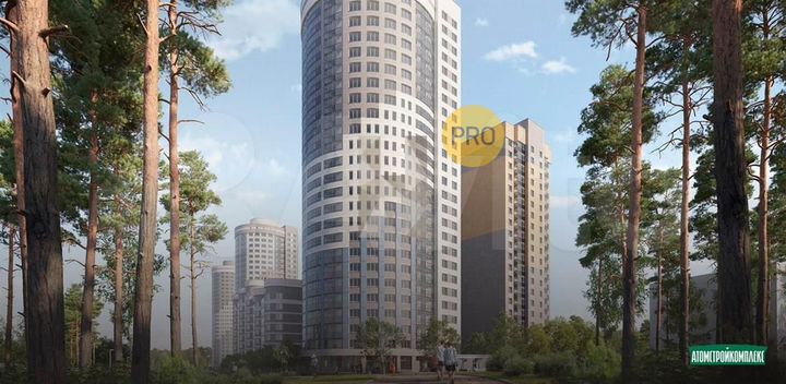 2-к. квартира, 71,6 м², 19/20 эт.