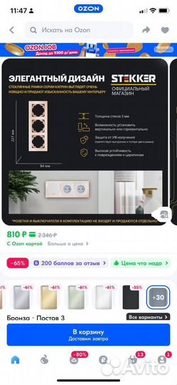 Розетки stekker Катрин Шампань