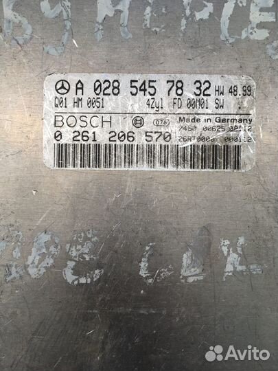 Блок управления двигателем Mercedes-Benz CLK-Class