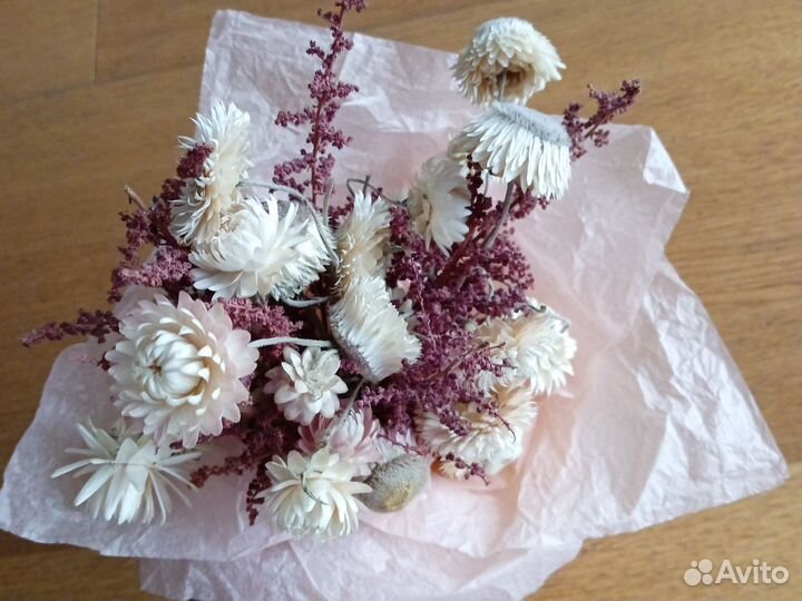 Мини букет из сухоцветов