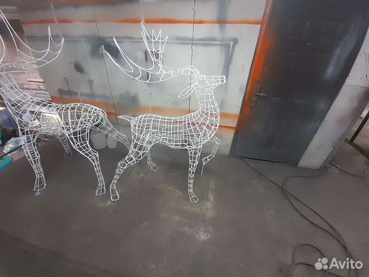 Светодиодные фигуры из проволоки 6мм