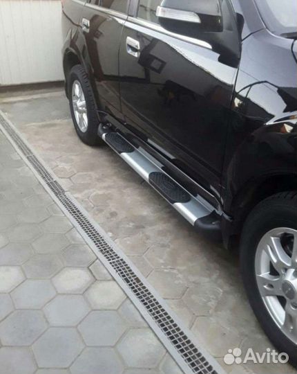 Новые подножки на Ховер с подсветкой