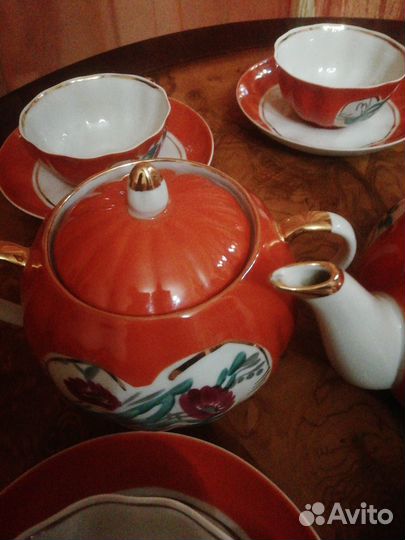 Сервиз Дулево тончайший Маки