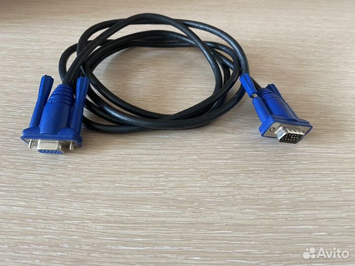 VGA кабель m-f (мама-папа) 1.7 м