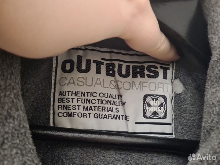 Жилет мужской Outburst чёрный утепленный