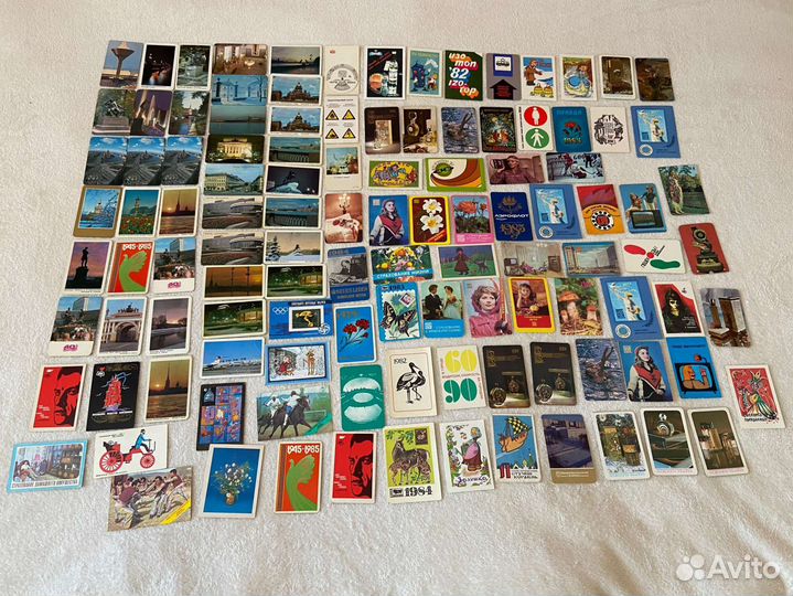 Карманные Календарики СССР коллекция Календари 200