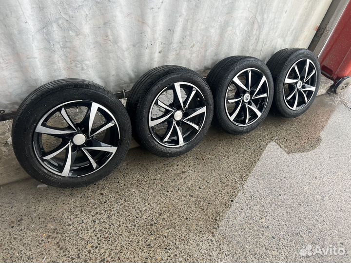 Литые диски р 15 4 98 ваз (кик ) с летней резиной