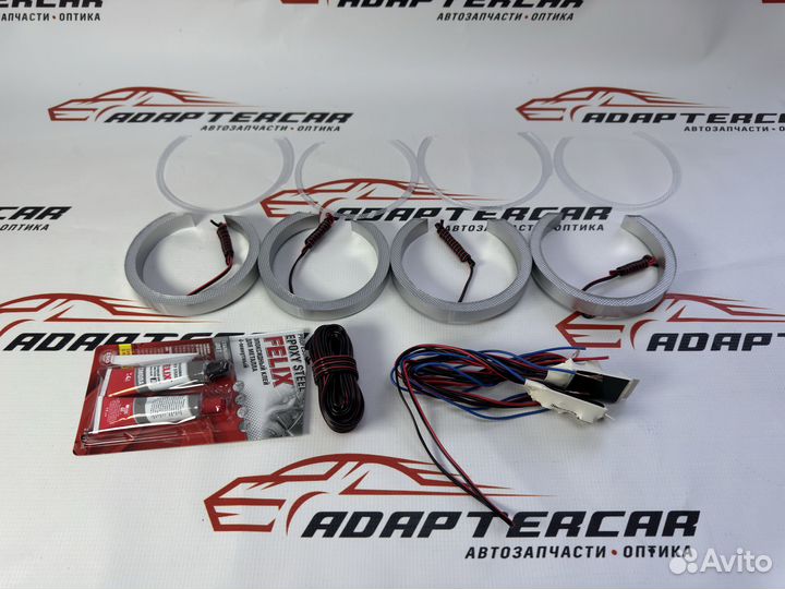 Ангельские глазки BMW 3 E46 1998-2001 седан дорест