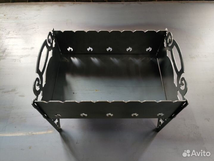 Мангал разборный узор 3 мм