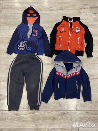 Вещи на мальчика 110 116(122)б/у цена за все