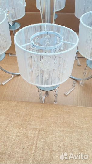 Люстра хрустальная винтажная