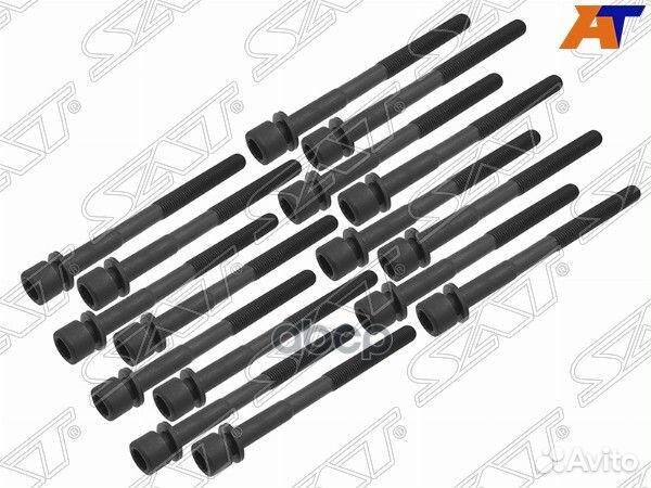 Болт ГБЦ (комплект) toyota 1GR-FE ST-117-0025 Sat