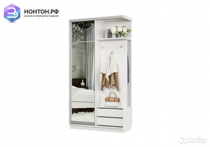 Прихожая-купе Аквила белая