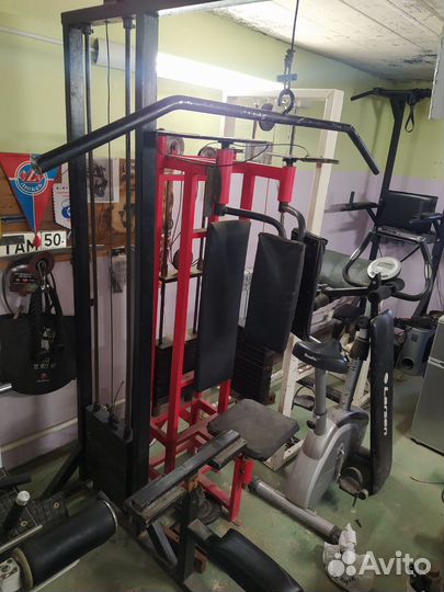 Силовые тренажеры тяга верхнего блока и др