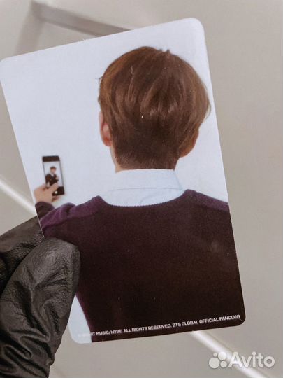 Карточки от официального японского фанклуба BTS