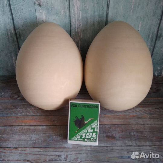 Яйцо деревянное, заготовка для декора и рукоделия