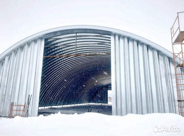 Быстровозводимые ангары в рассрочку 940 кв.м