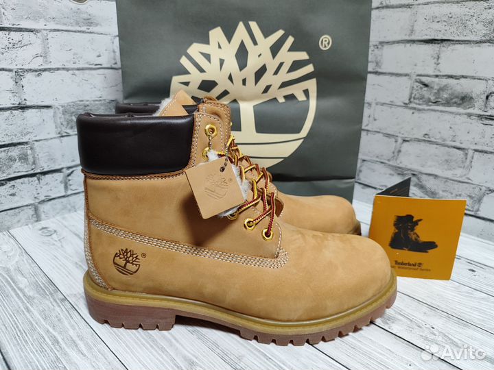 Ботинки timberland непромокаемые на меху