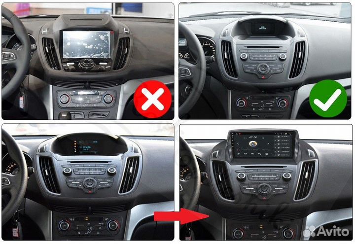 Магнитола Ford Kuga 2010-2019 Android