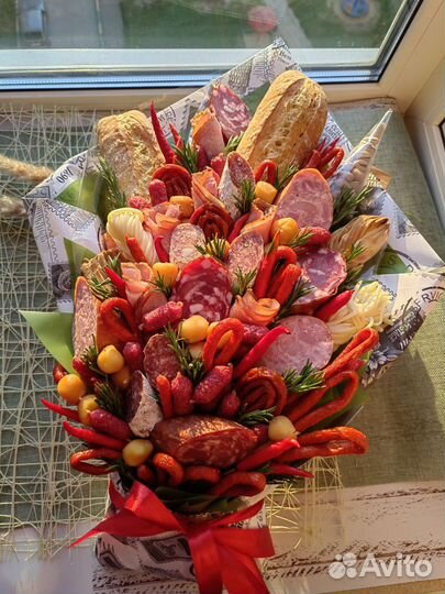 Мужской мясной букет на 23 февраля