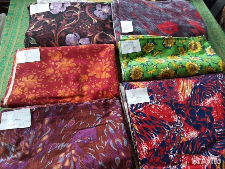 Ткани Фланель, бумазея из СССР