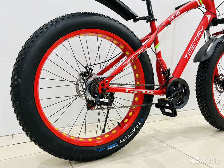 Велосипед фетбайк Взрослый тт 034 красный 26