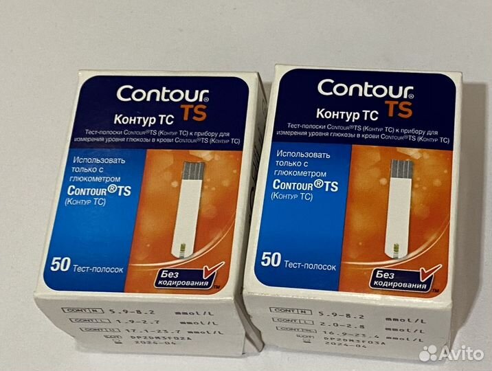 Тест полоски контур тс 50 Contour TS