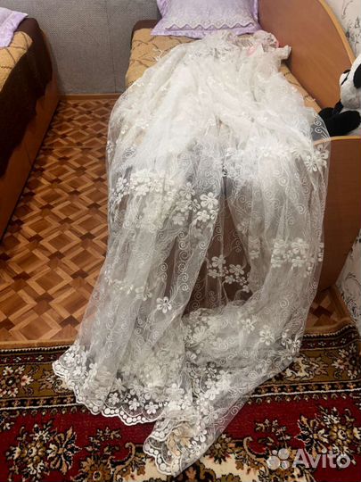 Тюль бу ширина 5, высота 250