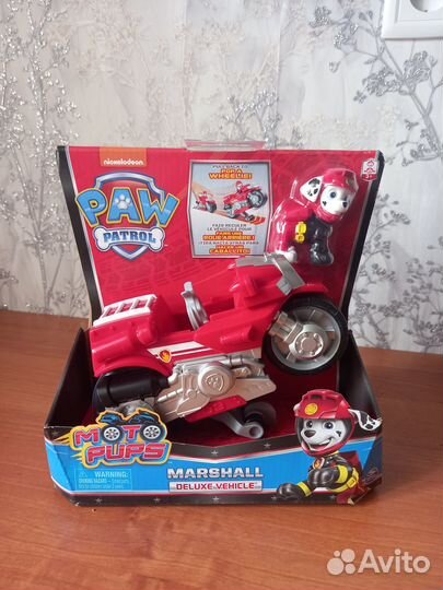 Новый Мотоцикл Щенячий патруль Маршалл