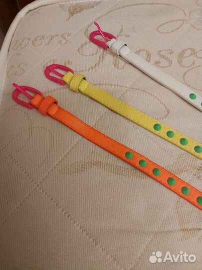 Ремни женские кислотного цвета