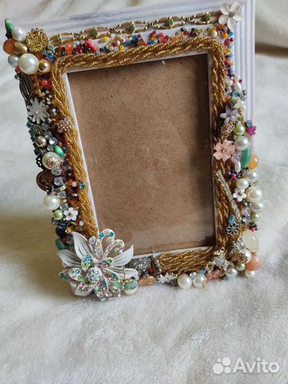 Рамка для фото ручная работа