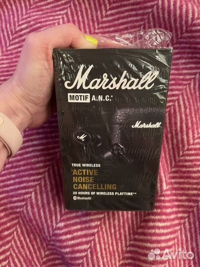 Наушники marshall motif anc