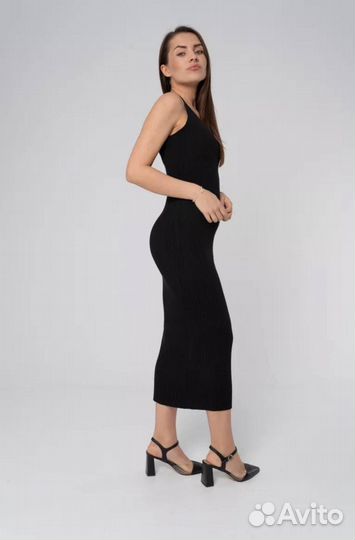 Платье вязаное женское 42