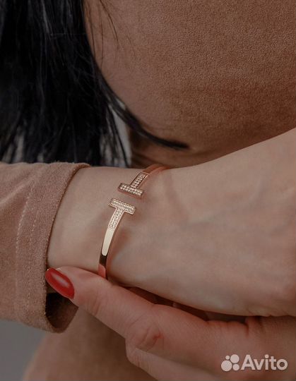 Браслет на руку серебро 925 золочение р. 17-19