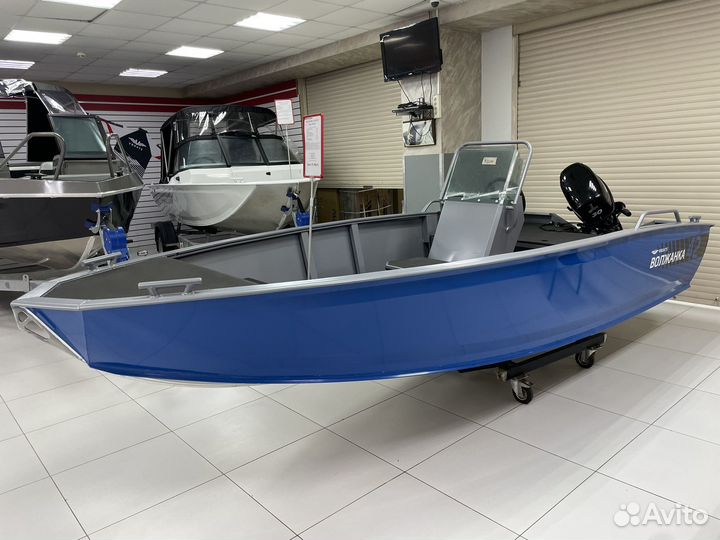 Лодка Волжанка 42 Skout + Yamery 30