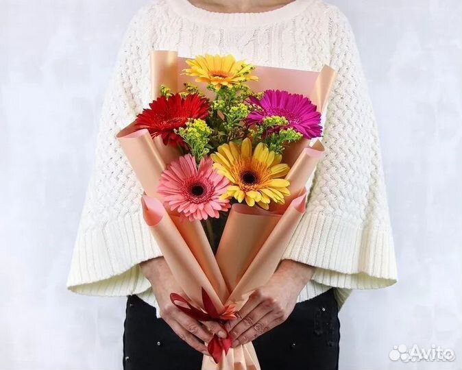 Герберы букет