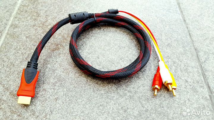 Кабель 3RCA to hdmi