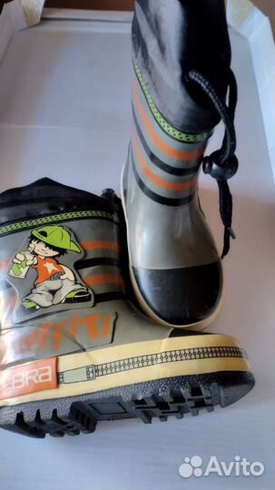 Детские резиновые сапоги