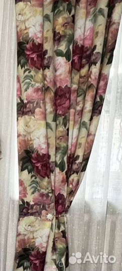 Шторы и тюль бу